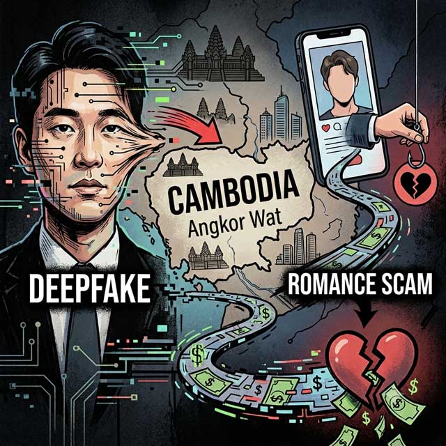 Cambodia Deepfake Romance Scam Couple Sentenced in $7.3M Fraud Case